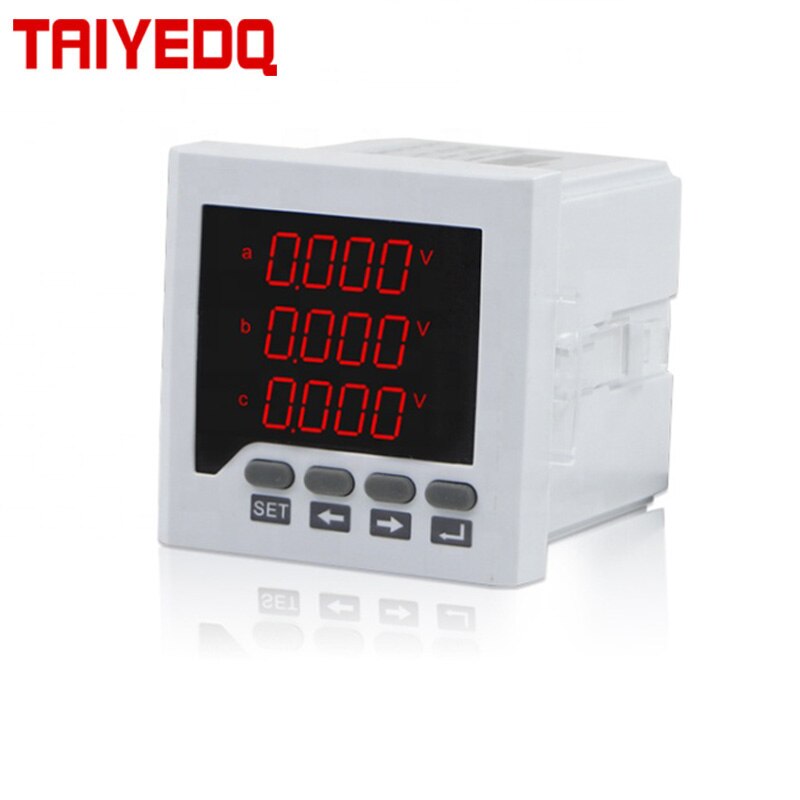 Drie-Fase Multifunctionele Elektrische Meter Digitale Display Meter Power Meter Voltage Spanning Automatische Controle Apparatuur