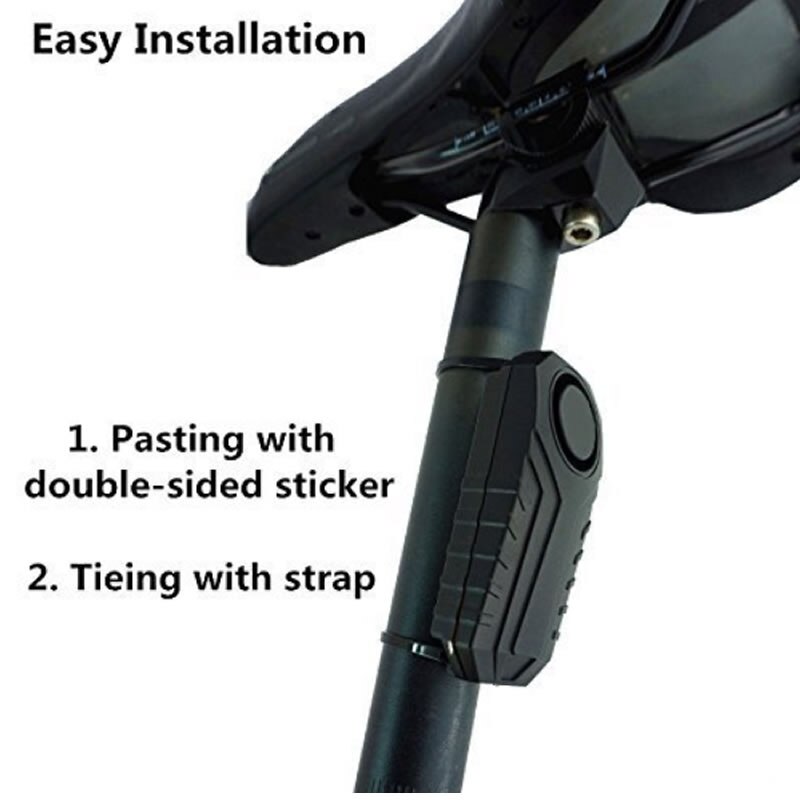 Wsdcam Waterdichte Afstandsbediening Bike Motorcycle Elektrische Auto Voertuig Veiligheid Anti Verloren Herinneren Trillingen Waarschuwing Alarm Sensor