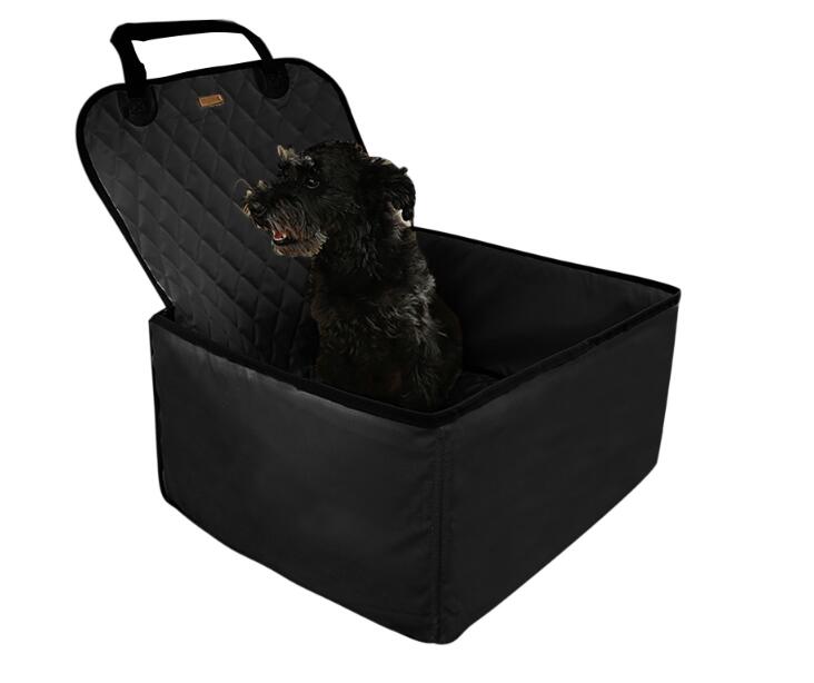 Behogar kæledyr hund bilsædeholder foldbar vaskbar varm booster taske taske til 5kg hund kat små dyr udendørs forsyninger: Stil b sort