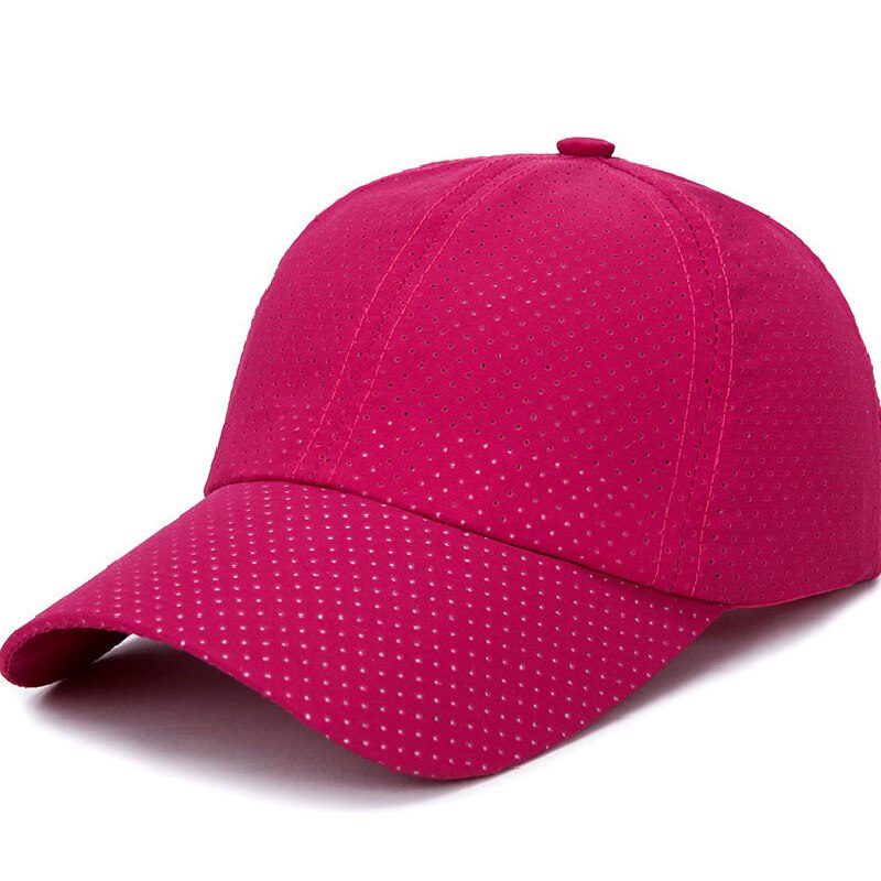 Vuxen unisex solhatt en storlek casual fast justerbar utomhusbomull enkel snabbtorkande hattar som andas, monterad keps baseballkeps