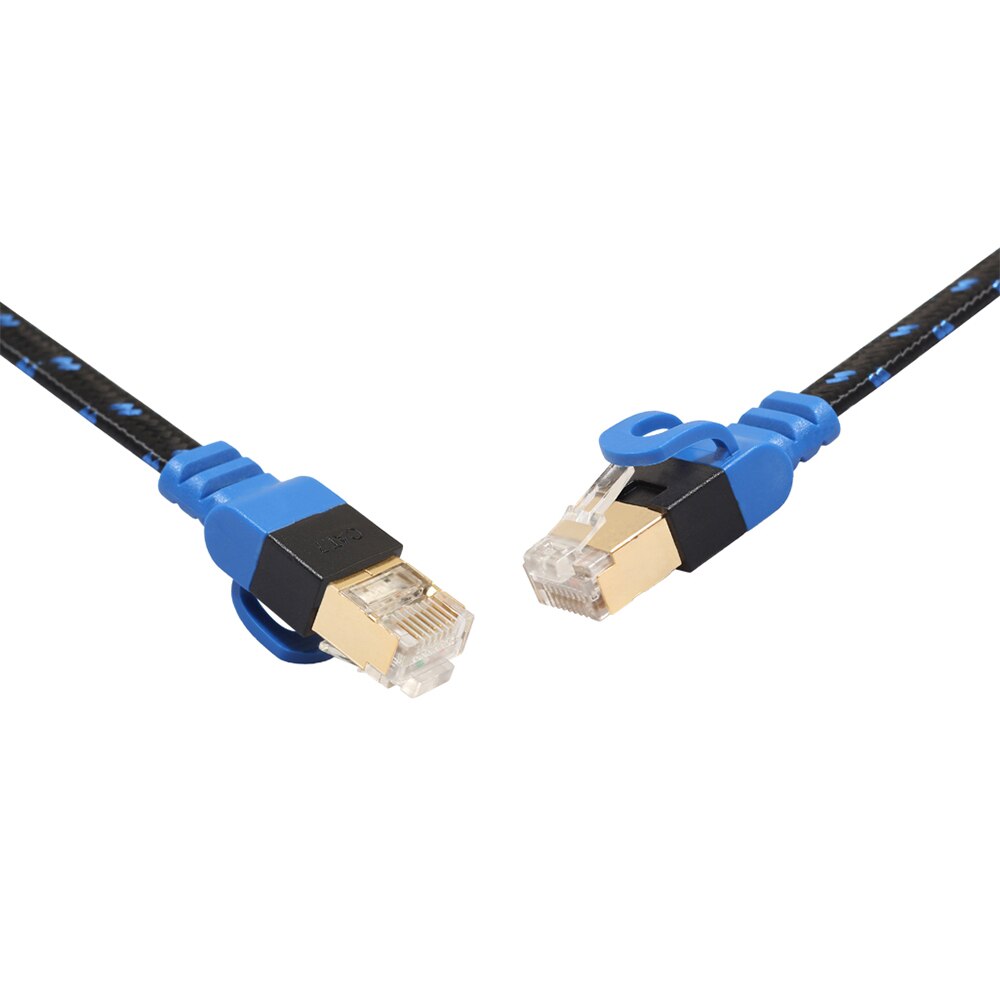 Ethernet Cable RJ45 CAT 7 CAT7 Ethernet Internet LAN Patch Network Flat Cables Cord For Router Switc 0.5m/1m/2m/5m/10m/15m/20m