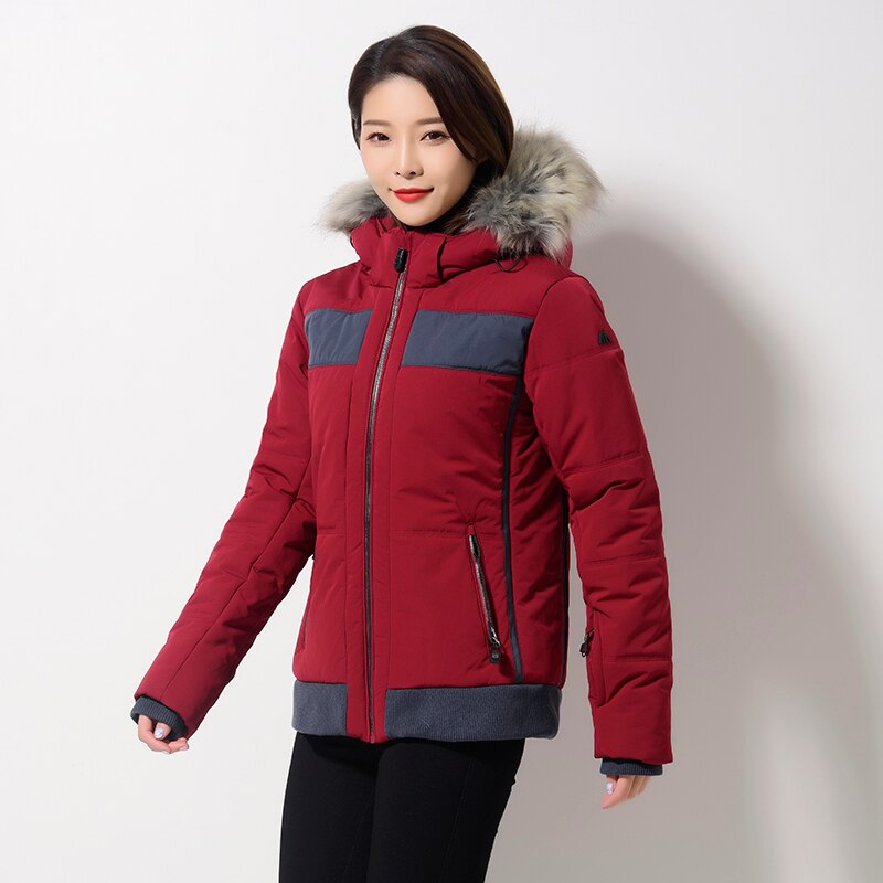 Thickened Camping Hiking Jacket Women Nylon Windbreaker Waterproof Coat Outdoor Mountaineering Parka Hooded Pullover Sport Suits