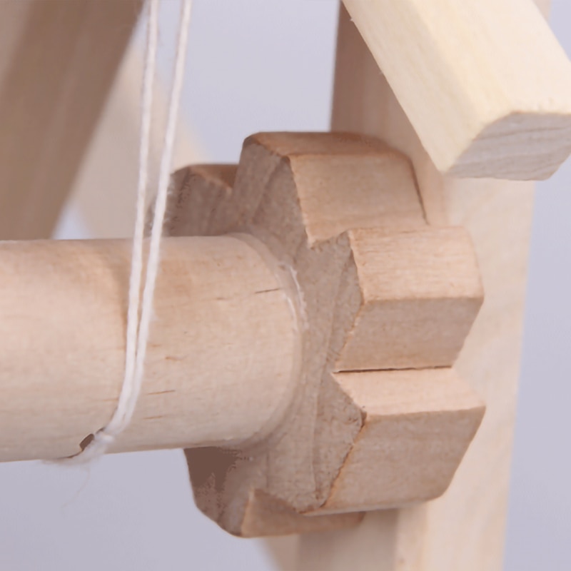 Houten Traditionele Weefgetouw Kinderen Speelgoed Ambachtelijke Educatief Houten Weven Frame Breien Machine