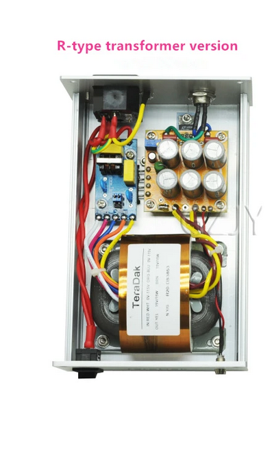 TeraDak FPGA Master Digital Turntable Player 12V Dedicated Linear Power Supply 30W DC12V~1.5A: Red / 110V