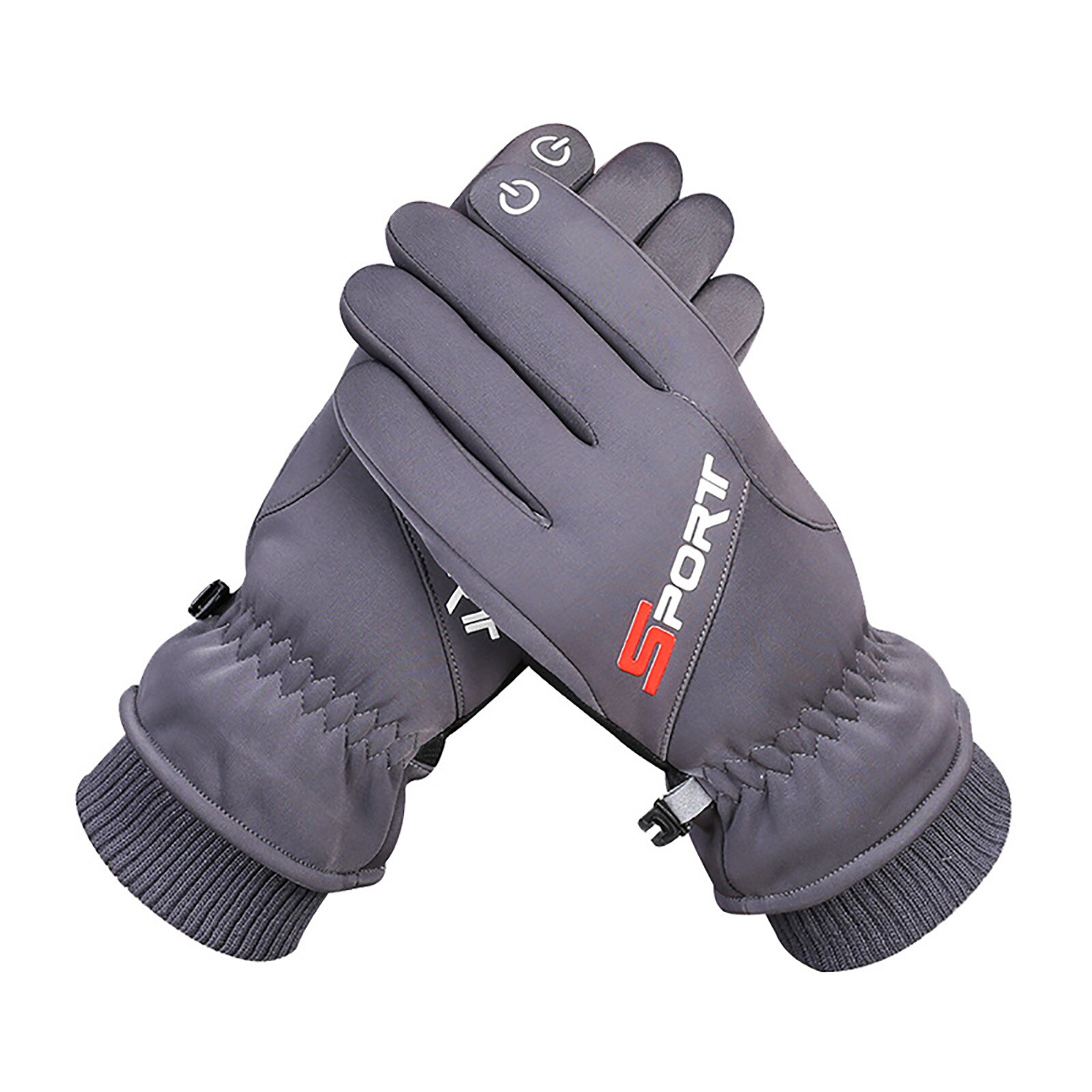 Uomo donna inverno caldo antivento guanti schermo termico guanti guanti teledita guanti caldi moto inverno autunno guanti da bici: C