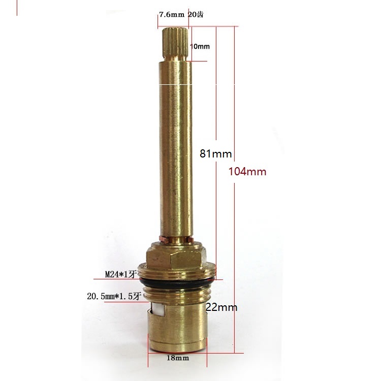 1/4 Drehung G1/2 Doppel Zähne Messing Patrone Zubehör Kalt Wasserhahn Schalter Keramik Ventil Core Doppel-griff Wasserhahn Ventil core: Lavendel