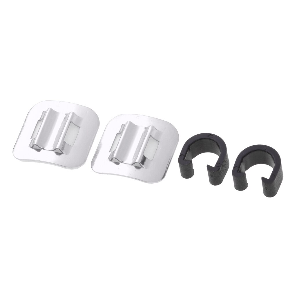 2 st cykel stick-on guide line clips växelkabel klämma fast mountainbike vajerhållare