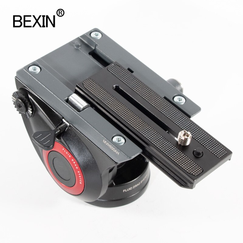 Manfrotto Quick Release Sliding Plate Camera Mount with "1/4" screw with 3/8" nut for Manfrotto MVH500AH Hydraulic PTZ