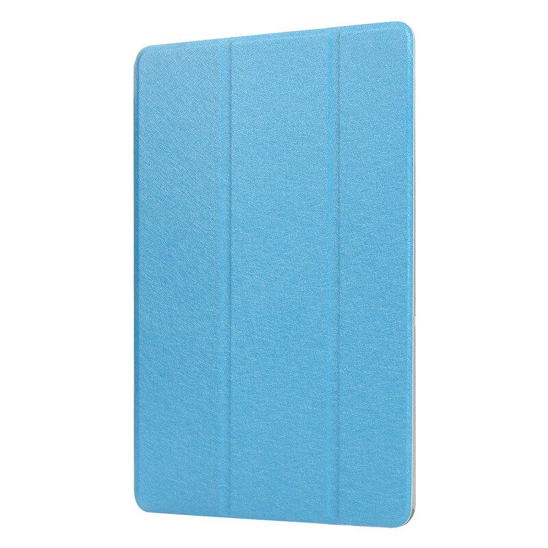 Voor Samsung Galaxy Tab A7 10.4 SM-T505 T500 T507 Ultra-Dunne Flip Leather Case Shockproof Fold Stand Tablet cover: light blue