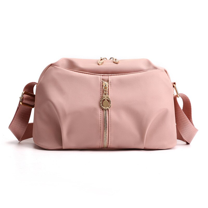 Kleine Tas Dames Tas Stijl Nylon Oxford Doek Lady 'S Tassen Schoudertas Mom Schoudertas: Roze