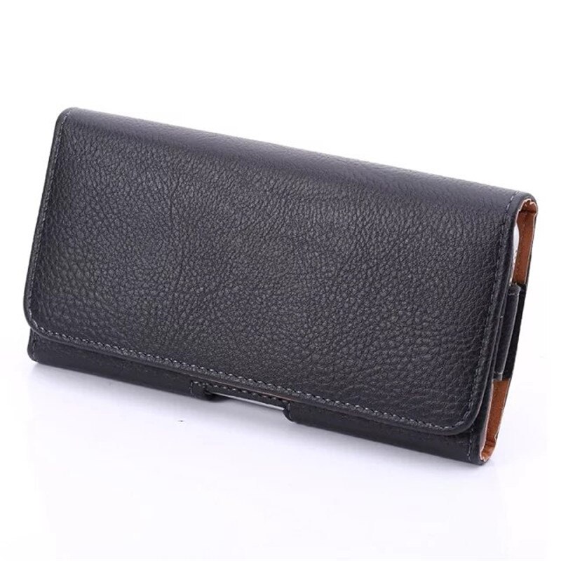 Universele Telefoon Zakje Voor Iphone Voor Samsung Voor Huawei Voor Xiaomi Redmi /Nokia Model Case Belt Clip Holster leather Cover: 4.5inch-5.0inch / Litchi Cross Bag