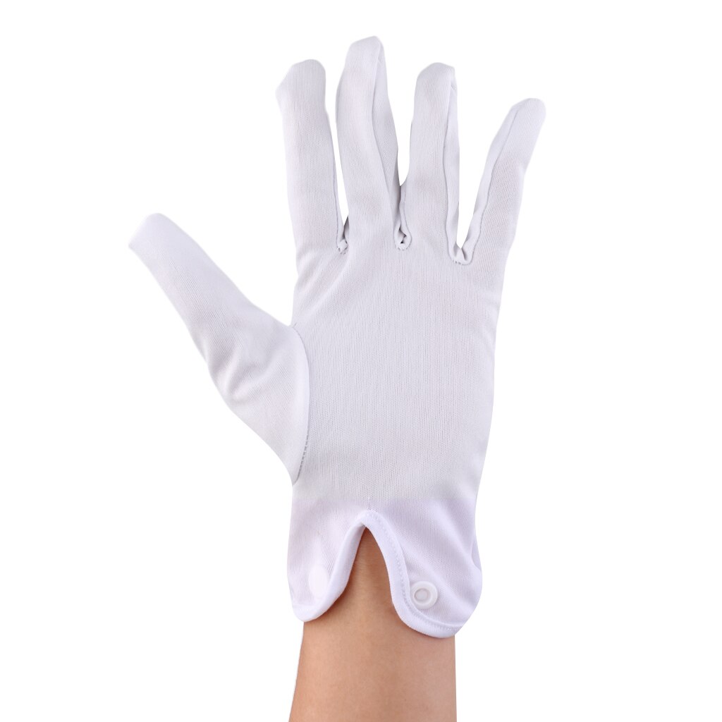 2 Pieces White Gloves for Snooker Pool Referee One Size Fits Most