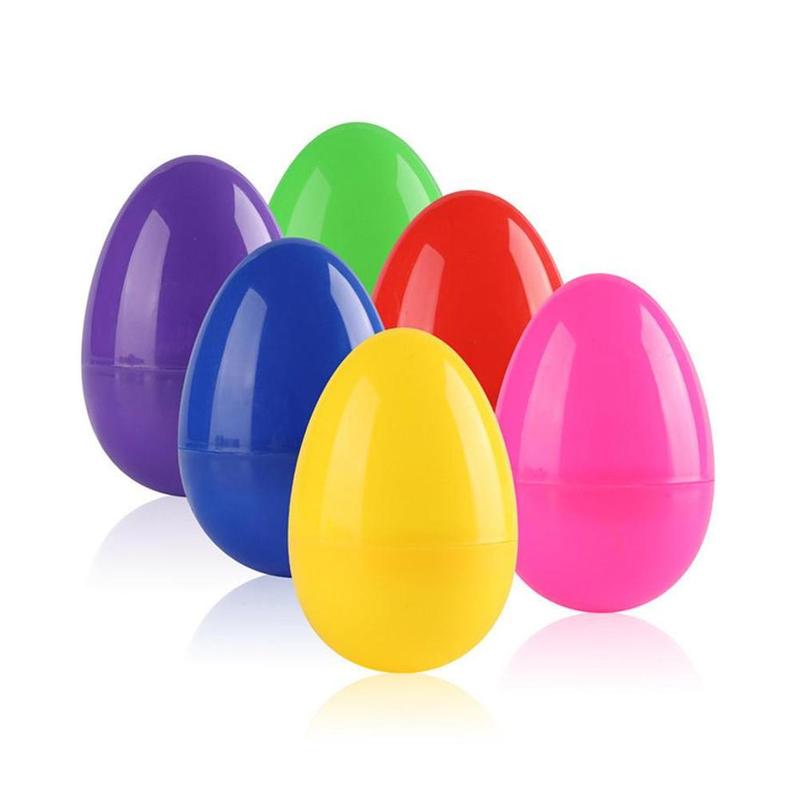 Ovo de páscoa plástico abertura decorativa concha de ovo gashapon diy f0d9