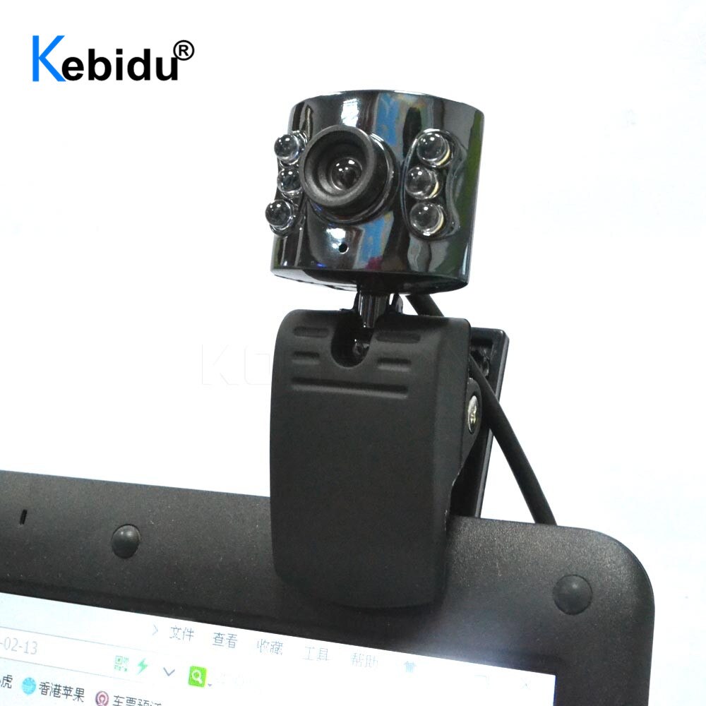 Kebidu Pc Camera Usb 2.0 Webcam Video Opname Webcamera Met Microfoon Voor Pc Computer Laptop Desktop
