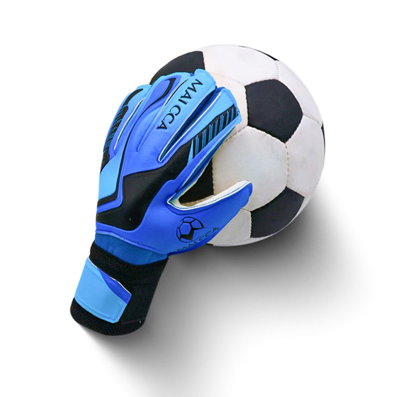 Men Kids Football Soccer Goalkeeper Anti-Slip Training Gloves Breathable Fitness Gloves Hand Protector Guard