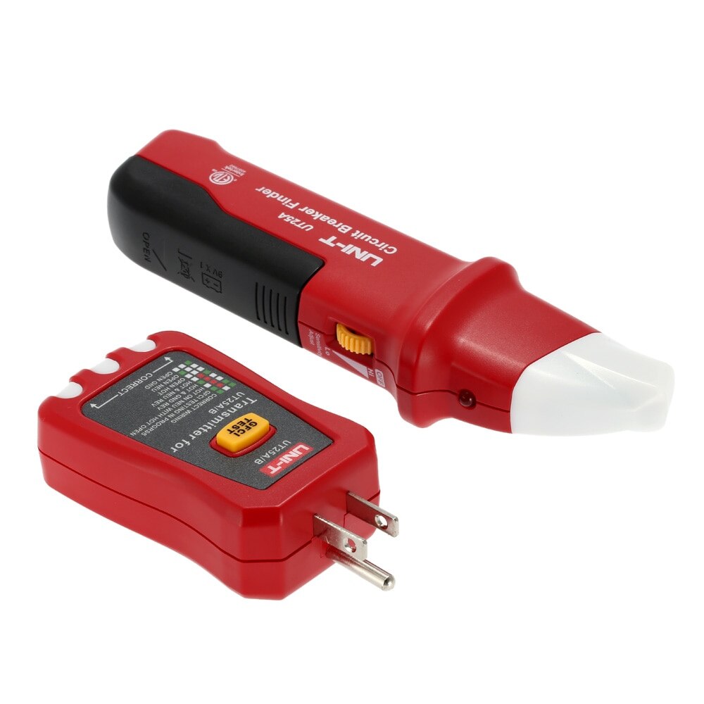 UT25A Profissional Automático Disjuntor do Finder Tomada Testador de Diagnóstico-ferramenta Eletricista com Indicador LED