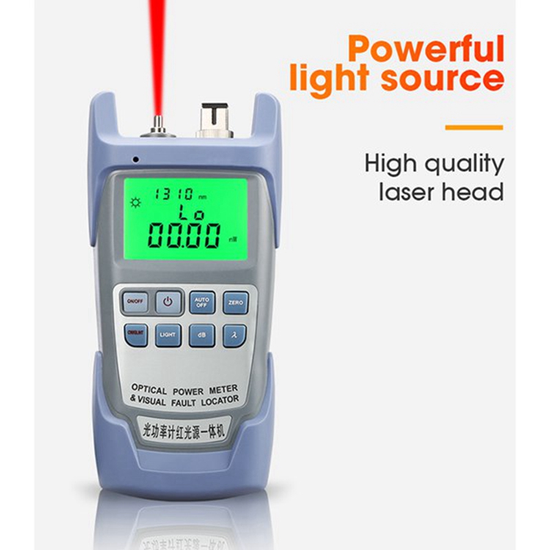 2 in 1 Fiber Optic FTTH Tool 10KM Visual Fault Locator and AUA 9 Optical Power Meter -70-+10DB SC/FC AUA 9 OPM