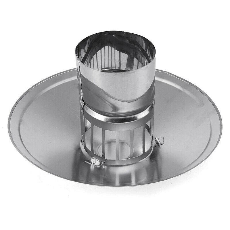 4/6/8 Inch Stove Pipe Chimney Cap Fireplaces Rain Hat Smokeware Zinc Alloy Mushroom-shaped