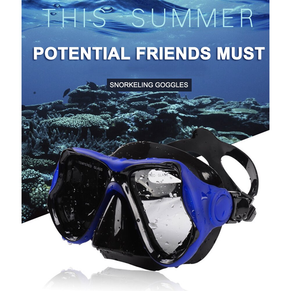 Zwembril Duiken Snorkelen Glas Duikbril Scuba Snorkel Watersport Apparatuur Gehard Gehard Glas