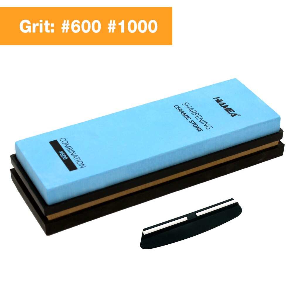 HIAMEA ceramic stone Knife Sharpener whetstone Sharpening Stones grinding stone System honing set 600 1000 grit