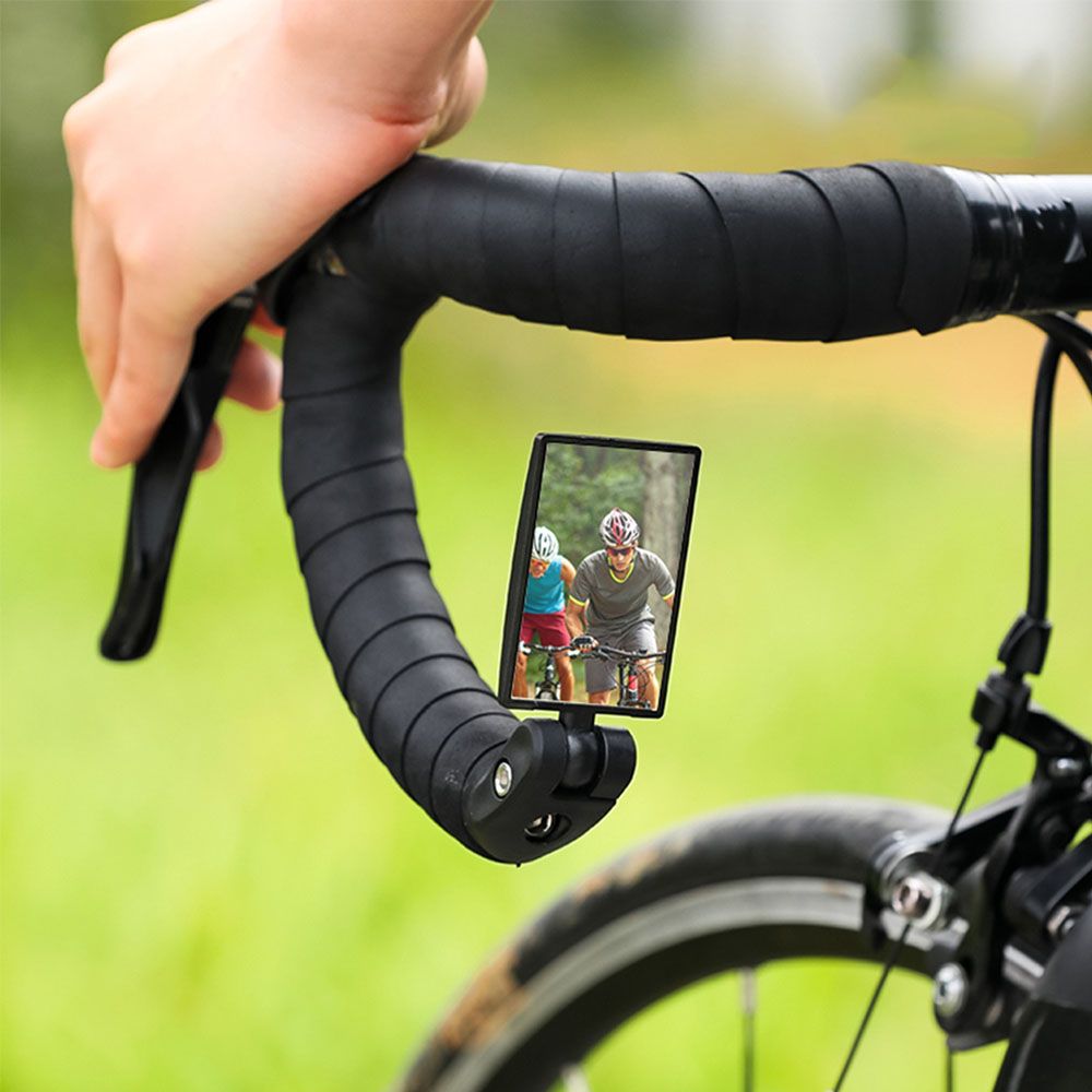 Bicycle Bar End Mirror 360 Rotating MTB Mountain Bike Rearview Rear View Mirror Cycling Accessories Reflector Universal