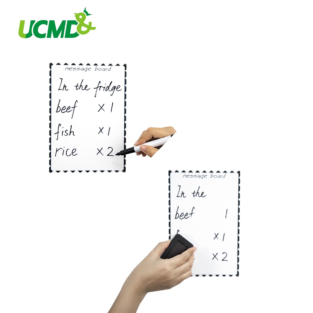 Magnetic A5 Whiteboard Fridge Sticker Office Drawing Writing Message Board Stationery Memo Stickers Children Kids