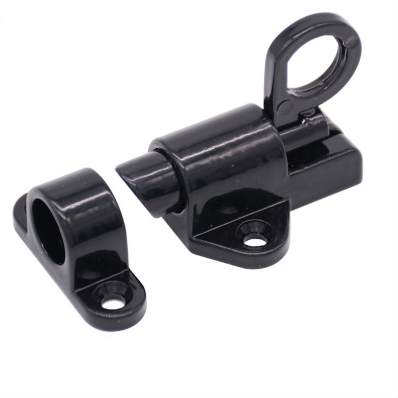 Aluminum Alloy Automatic Window Gate Lock Automatic Spring Latch Window Door Bolt Latch Safety Lever Handle Sweep Latch