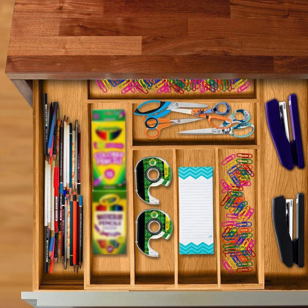 Expandable Drawer Organizer Tray Spoon Cutlery Separation Finishing Storage Box Cutlery Organizer Kitchen Accessories Organizer