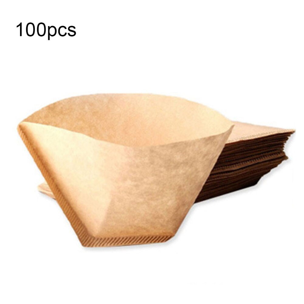 400ml High-Temperature Resistant Glass Coffee Maker Coffee Pot Espresso Coffee Machine With Stainless Steel V60 Filter Pot: 100pcs Filters Paper