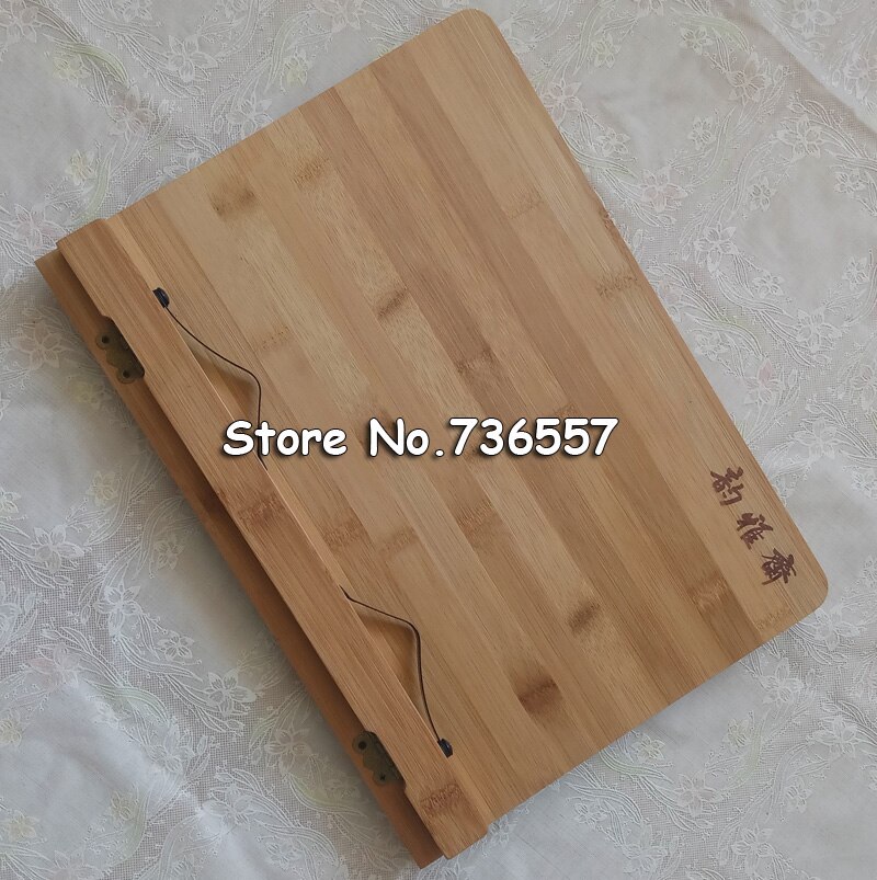 289*200mm Natural bamboo reading frame solid wood frame reading books log reading frame korea stationery holder protect eyesight