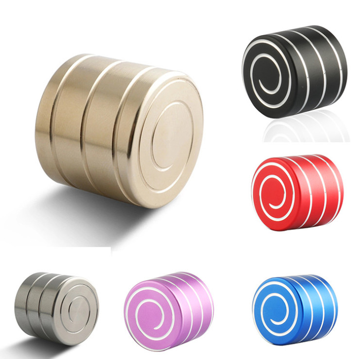 Colorful metal gyro kinetic desk toys for children inception adult ant-stress Stress Relief Toy Fidget Roller
