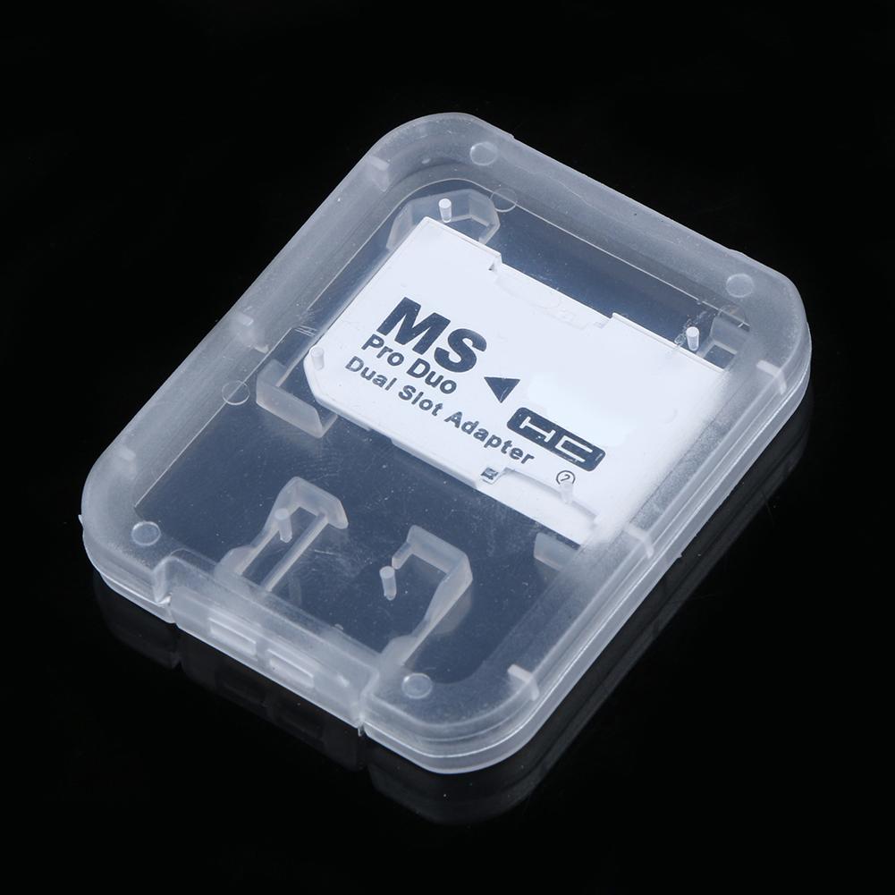 Single Slot/Dual Slots Mini Memory Stick Pro Duo Card Reader Micro SD TF to MS Pro Card Adapter for Sony PSP Gamepad Accessories