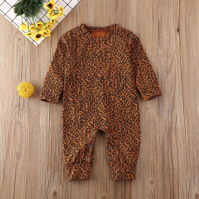 0-18M Infant Baby Junge Mädchen Langarm-body Overall Insgesamt Outfits