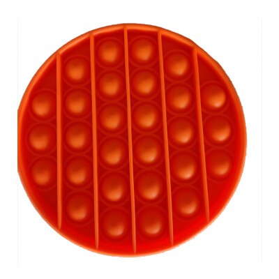 Push pop Bubble Fidget Sensory Toy Autism Special Needs Stress Reliever Stress and Focus Educational Toys Soft Squeeze Toy: D