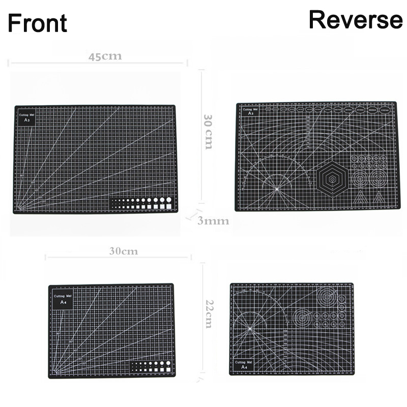 A3 A4 PVC Cutting Mat Workbench Patchwork Cut Pad Sewing Manual DIY Knife Engraving Leather Cutting Board