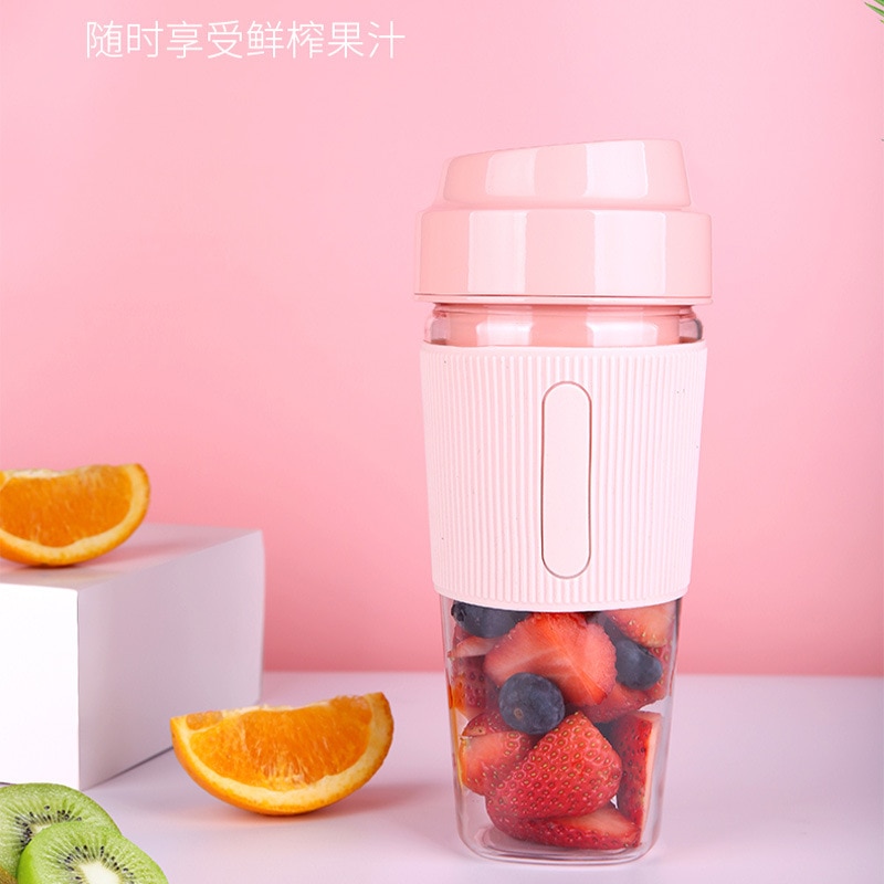 Portable Electric Blender Bottle Travel Mixer Food Smoothie USB Rechargeable Mini Juicer Cup Machine Kitchen Appliances