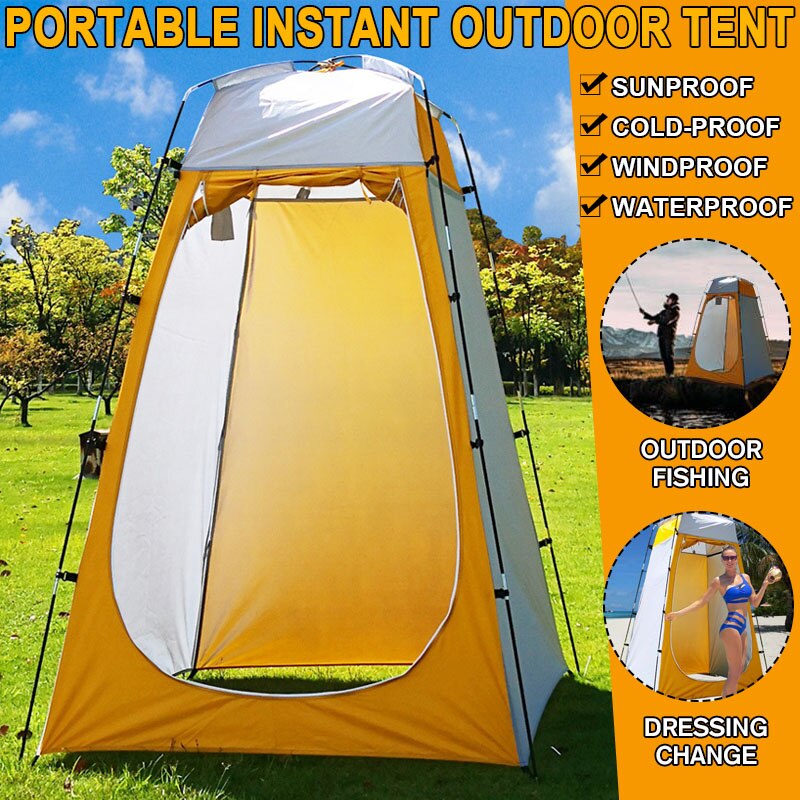 Draagbare Outdoor Douche Bad Veranderende Paskamer Camping Tent Onderdak Strand Privacy Wc Tent Voor Outdoor Camping Fietsen