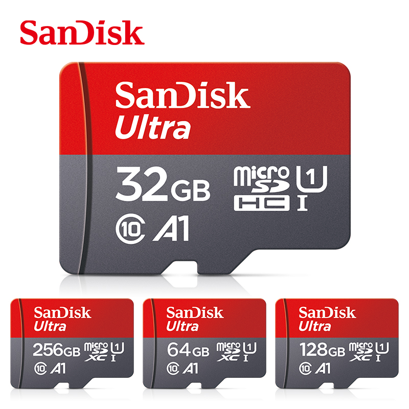 Sandisk Ultra Micro tf SD card 128GB 32GB 64GB 256GB Mini SD Card SD/TF Flash Card Memory Card 32 64 128 gb miniSD for Phone