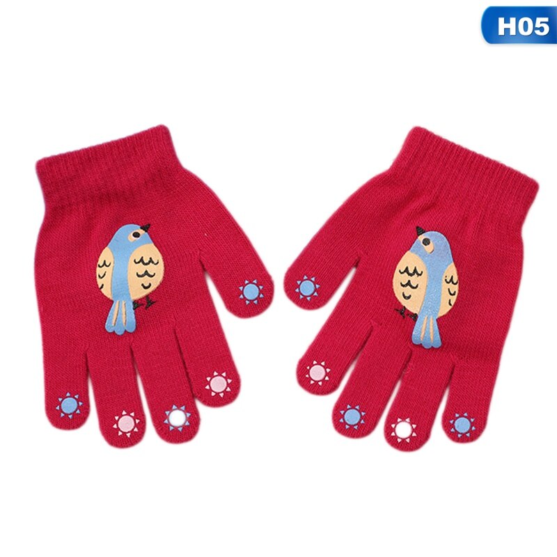 freundlicher Handschuhe Einhorn Winter Warme Handschuhe Fäustlinge Weihnachten Schule betroffen Volle Finger freundlicher Handschuhe Karikatur: H05