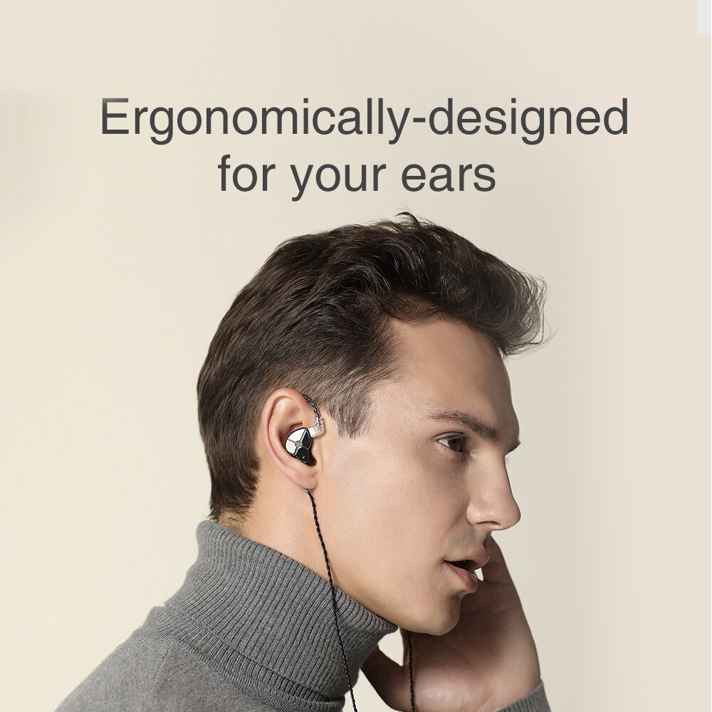 TRN ST1 1DD 1BA Hybrid In Ear Earphone HIFI DJ Monitor Running Sport Earphone Earplug Headset With QDC Cable TRN V90 BA5