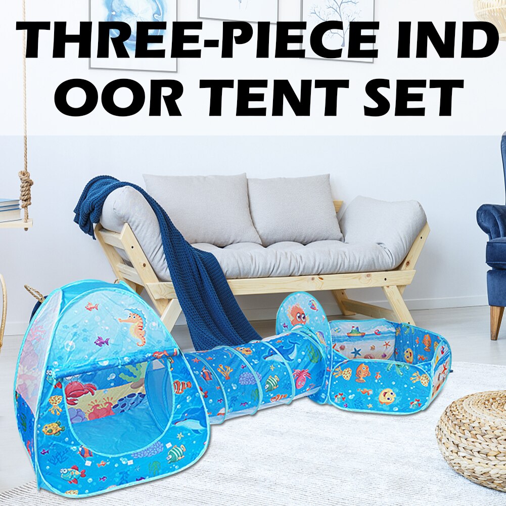 Kinderen Ideaal Verjaardag Xmas 3 In 1 Ademend Duurzaam Strand Speelgoed Speelhuis Discovery Buis Tunnel Tent Speelgoed