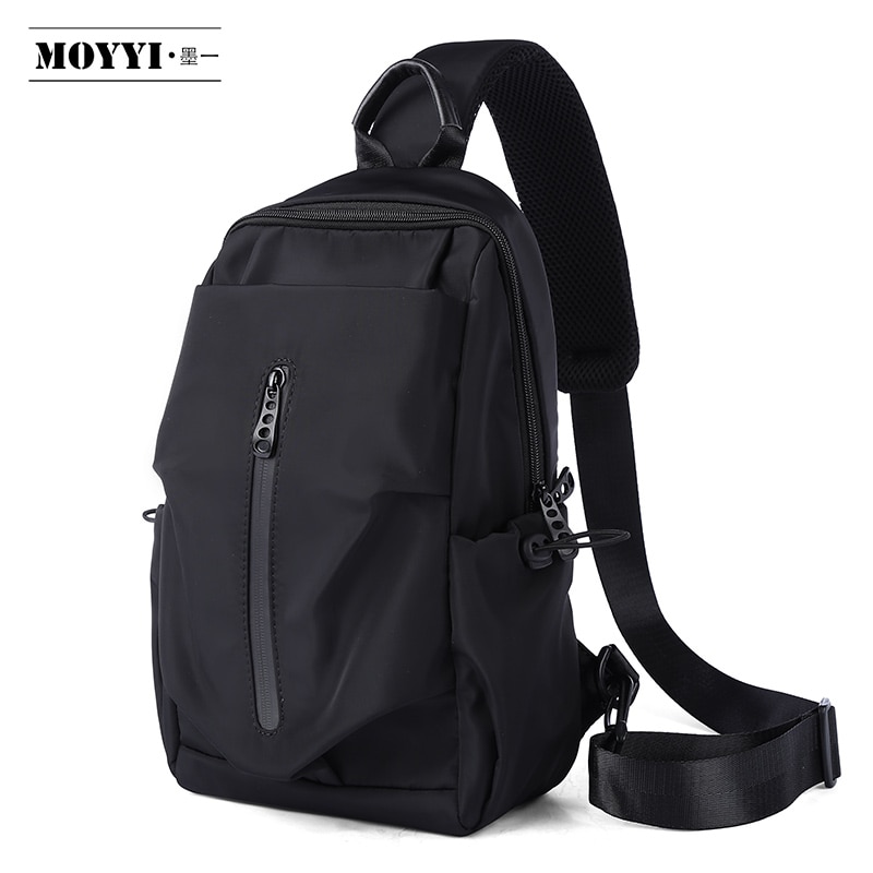 Moyyi multifunctionele crossbody tassen heren borsttas korte reis messengers 7 zakken waterafstotende schoudertas voor mannen voor de winter