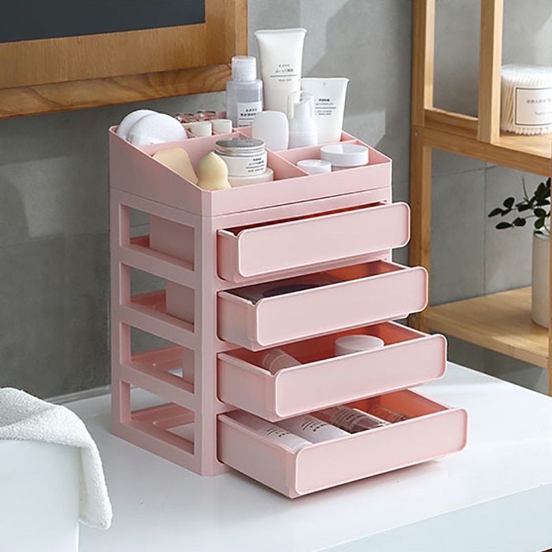 machen-hoch Veranstalter Kosmetik Organizer für Kosmetik Lagerung Schmuck Container Schreibtisch DIY Multi-Schicht Schubladen Lagerung Kasten