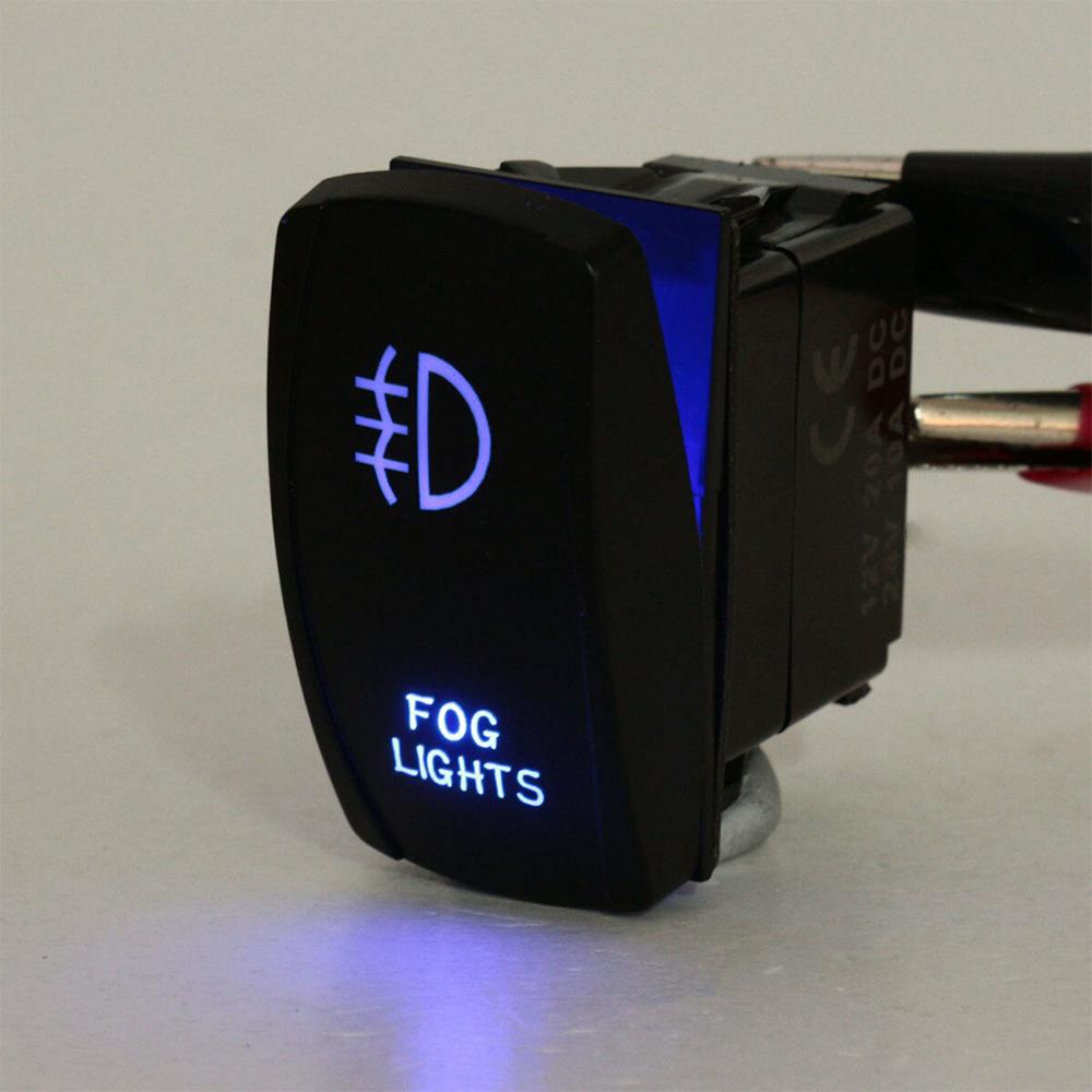 Universal Blue LED Fog Light Driving Lamp Wiring H... – Grandado
