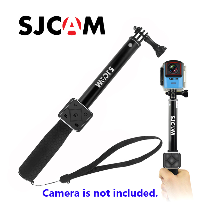 Originele SJCAM Aluminium Selfie Stok en Afstandsbediening voor SJCM SJ6 LEGEND M20 SJ7 Ster SJ8 Serie WiFi Actie Cam sport camera