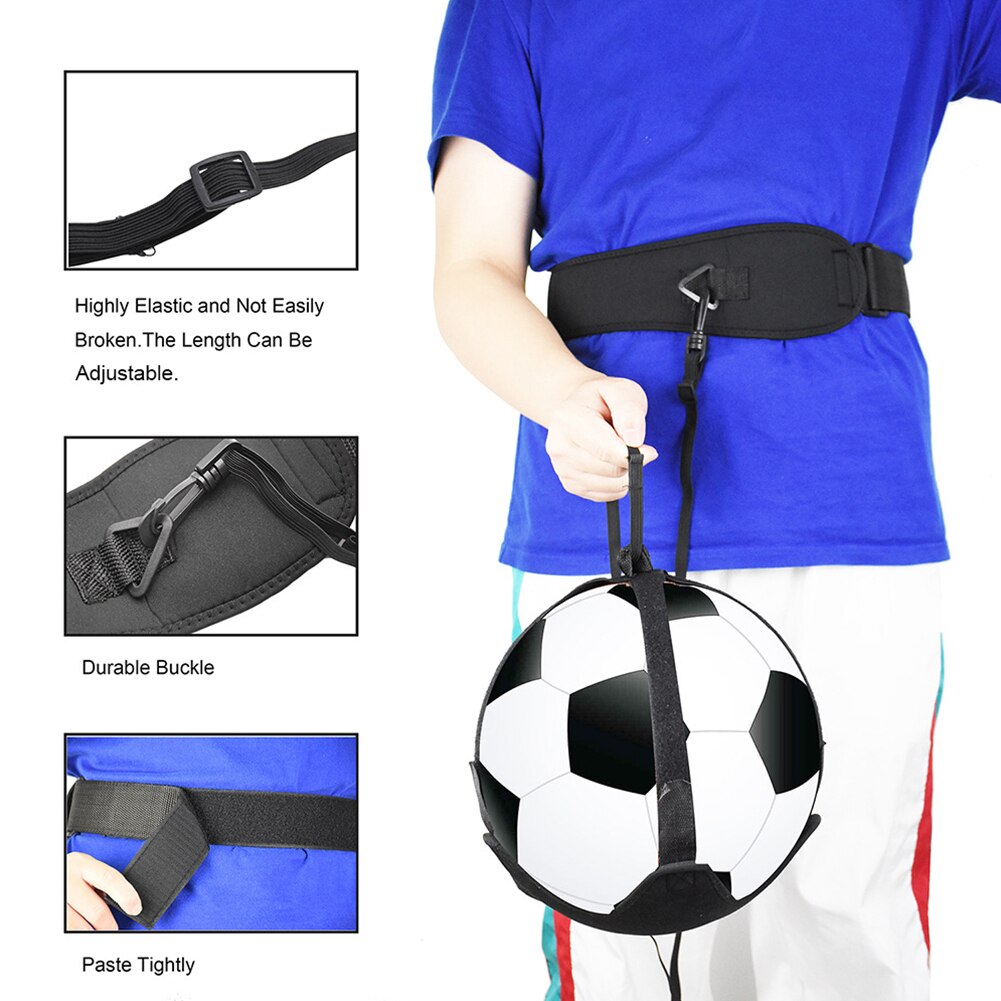 Habilidades de controle para a prática solo corda ajustável cinto da cintura portátil futebol voleibol trainer equipamentos ajuda braço balanços