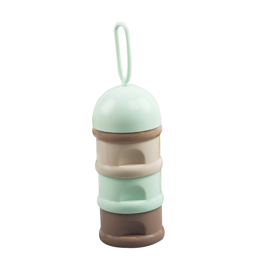 3 Compartimenten Baby Melkpoeder Formule Dispenser Snack Voedsel Opslag Container Komen Met Perfecte Maat Lichtgewicht Seals Strakke: Mint Green