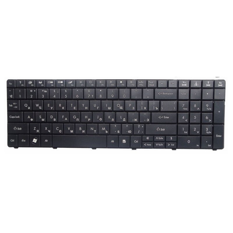 Nueva RU teclado del ordenador portátil para Acer Aspire E1-571G E1-531 E1-531G E1 521, 531 de 571 E1-521 E1-571 E1-521G ruso negro