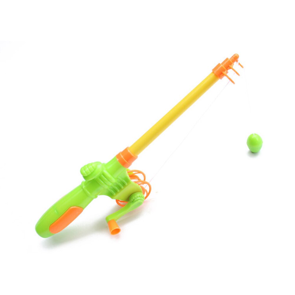 Jouet de pêche magnétique canne jeu de filet pour enfants enfant modèle jouer jeux de pêche jouets de plein air (6 poissons + 1 canne): Default Title