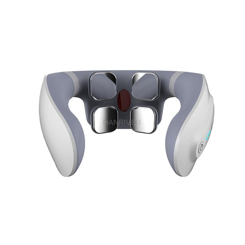 Masajeador de cuello cervical multifuncional, medidor de vibración, con impulsos eléctricos, para amasar los campos cervicales